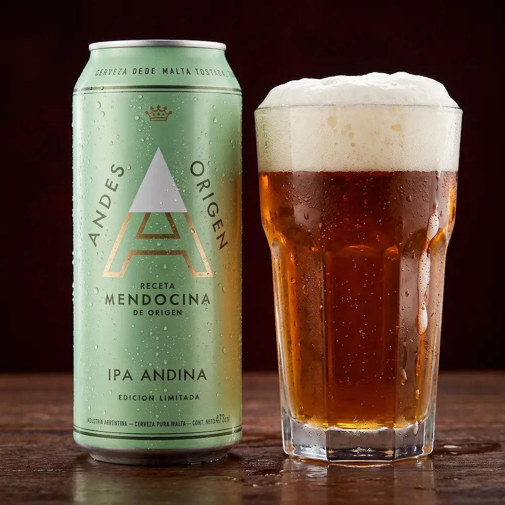 Cerveza Andes Origen IPA lata 473 ml