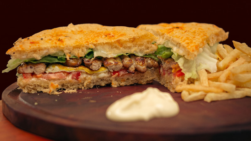 Sándwich de Molleja